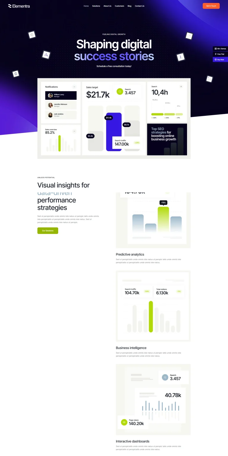 futuristic tech data